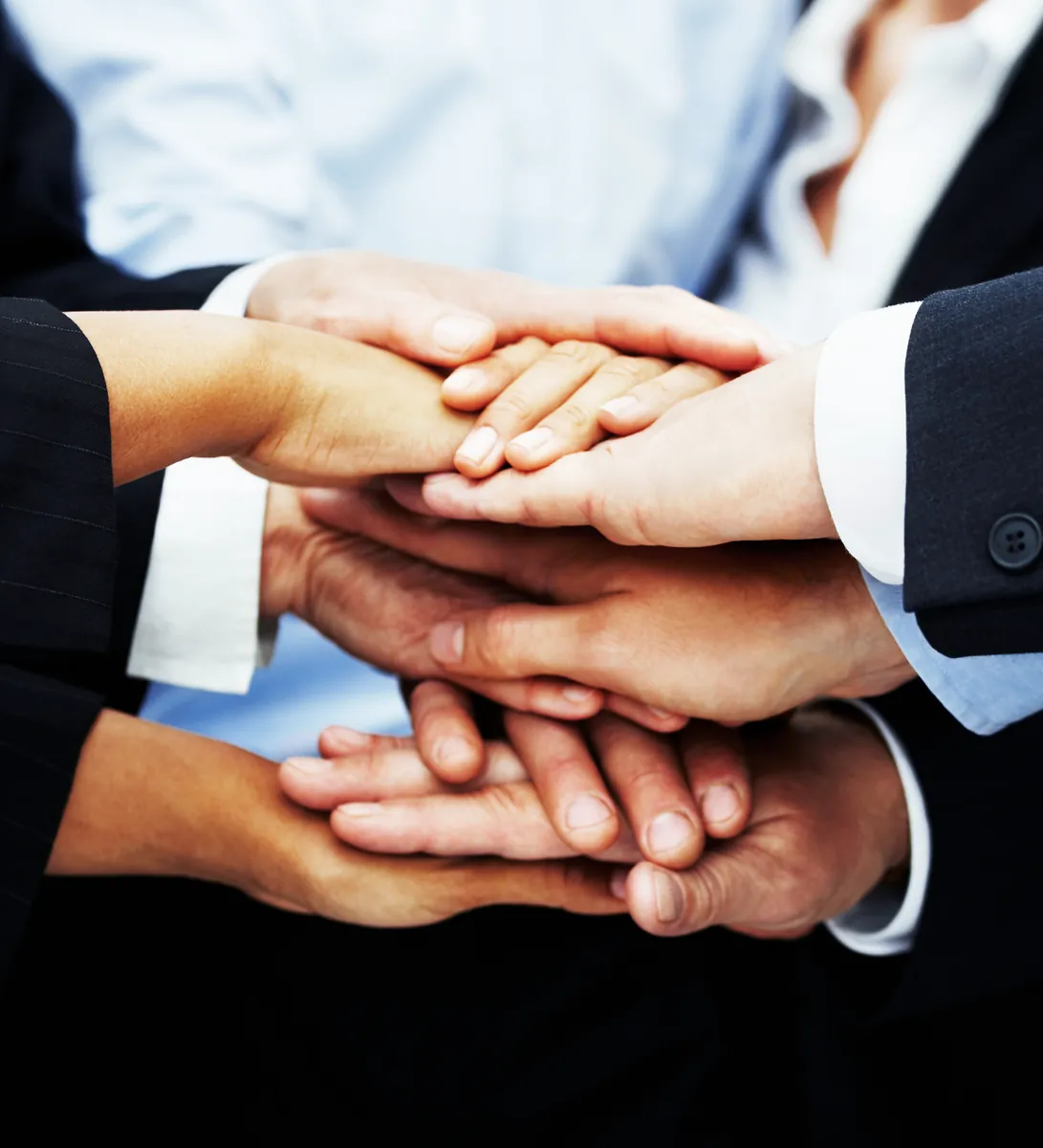 Business team partnership and collaboration
