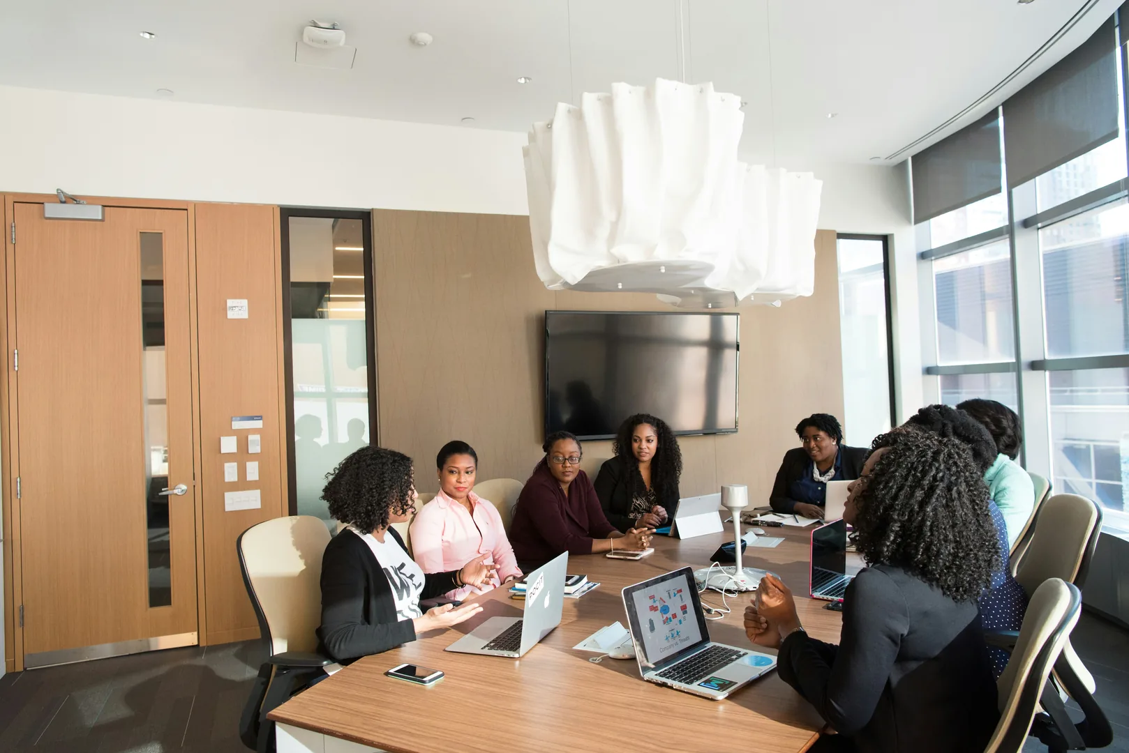 Business advisory team meeting